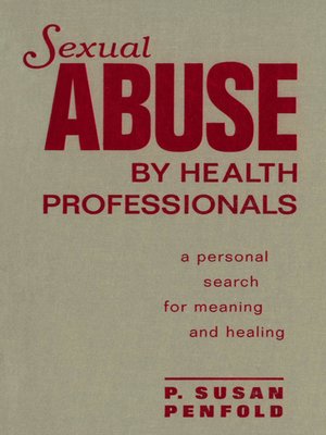 cover image of Sexual Abuse by Health Professionals